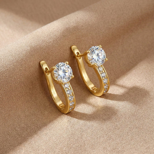Channel Hoops | Elegant Hoop Earrings for Women